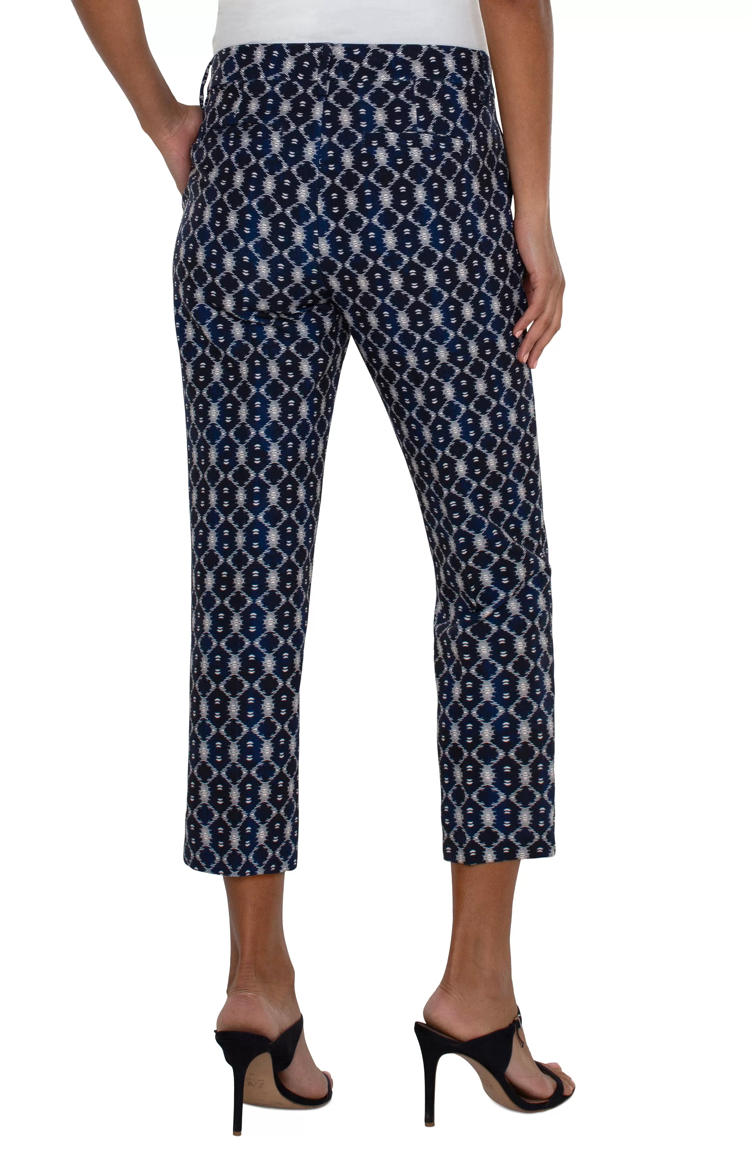 KELSEY CROP TROUSER WITH SIDE SLIT