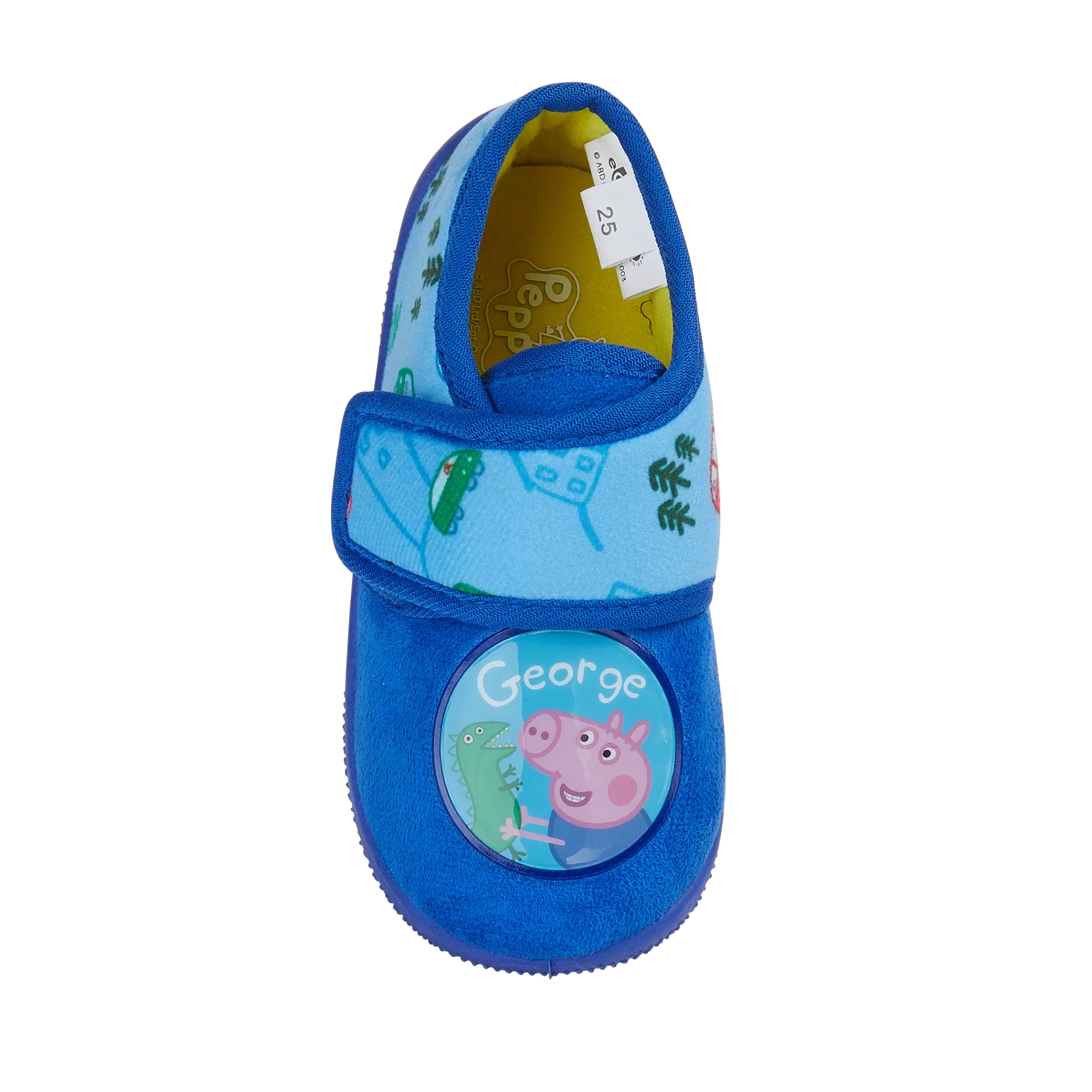 Kids Peppa Pig George Bedroom Slippers Pink Blue Girls Boys Childs Childrens 7 to 12