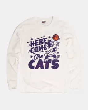 KSU Here Come the Cats White Long Sleeve T-Shirt