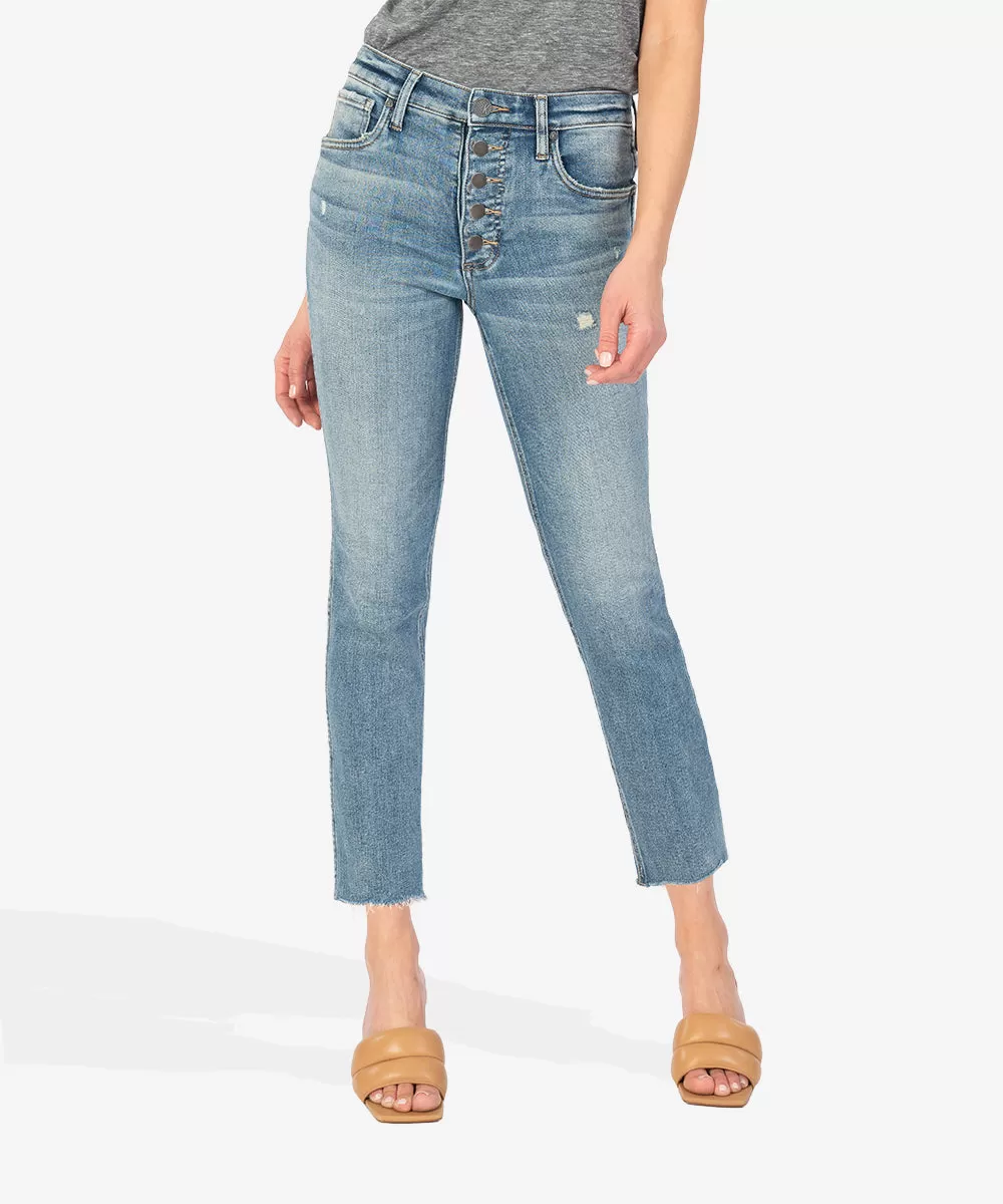 Kut Jeans | Rachael High Rise Fab Ab Mom Jean | Imagined Wash