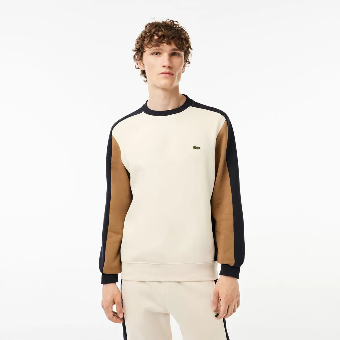 Lacoste Brushed Fleece Colour block Jogger Sweatshirt