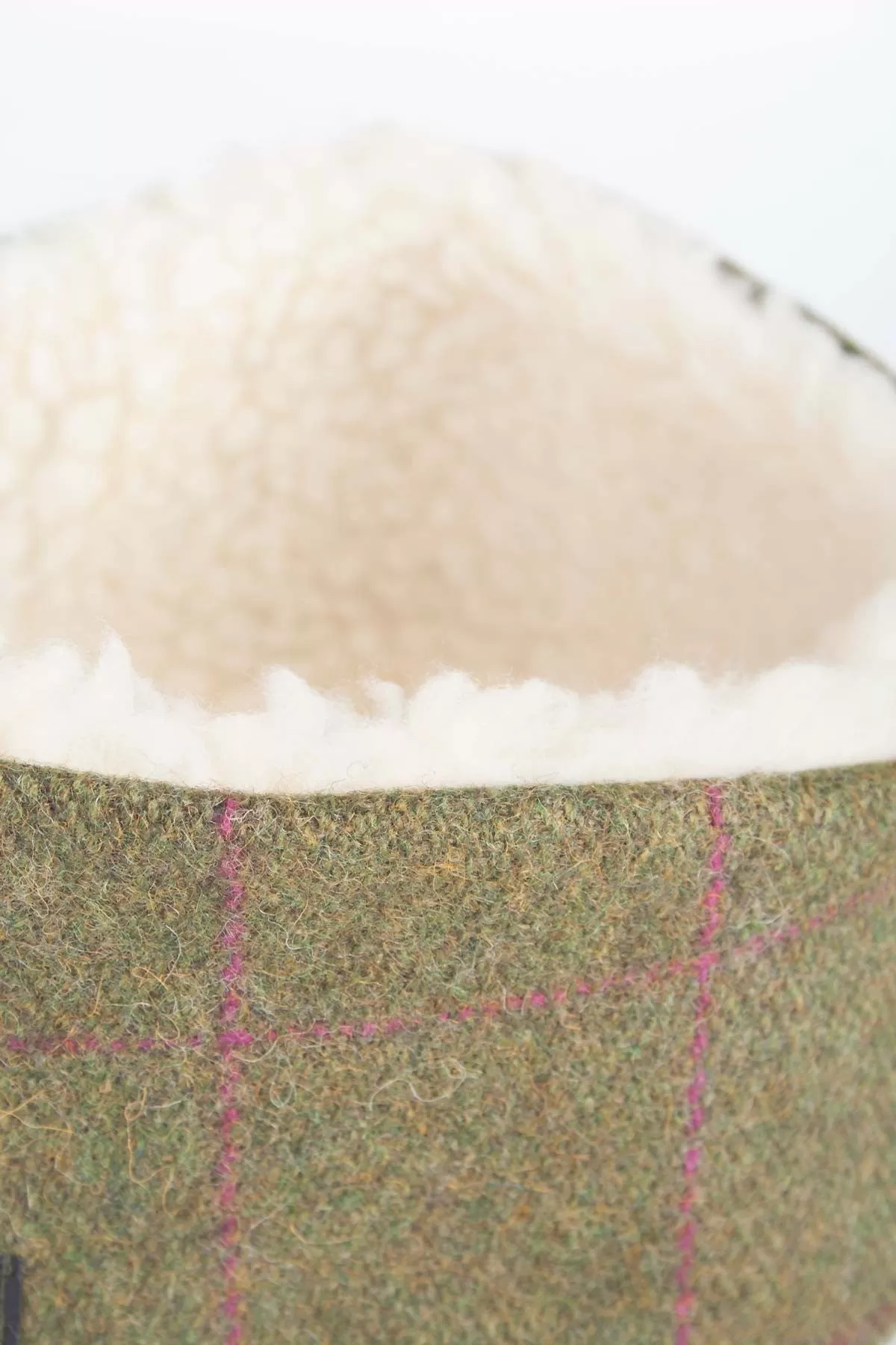 Ladies Sherpa Lined Tweed Headband