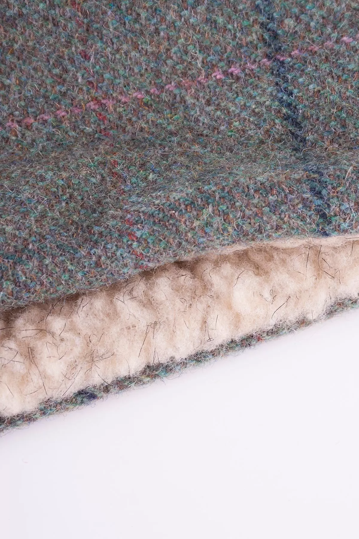 Ladies Sherpa Lined Tweed Headband