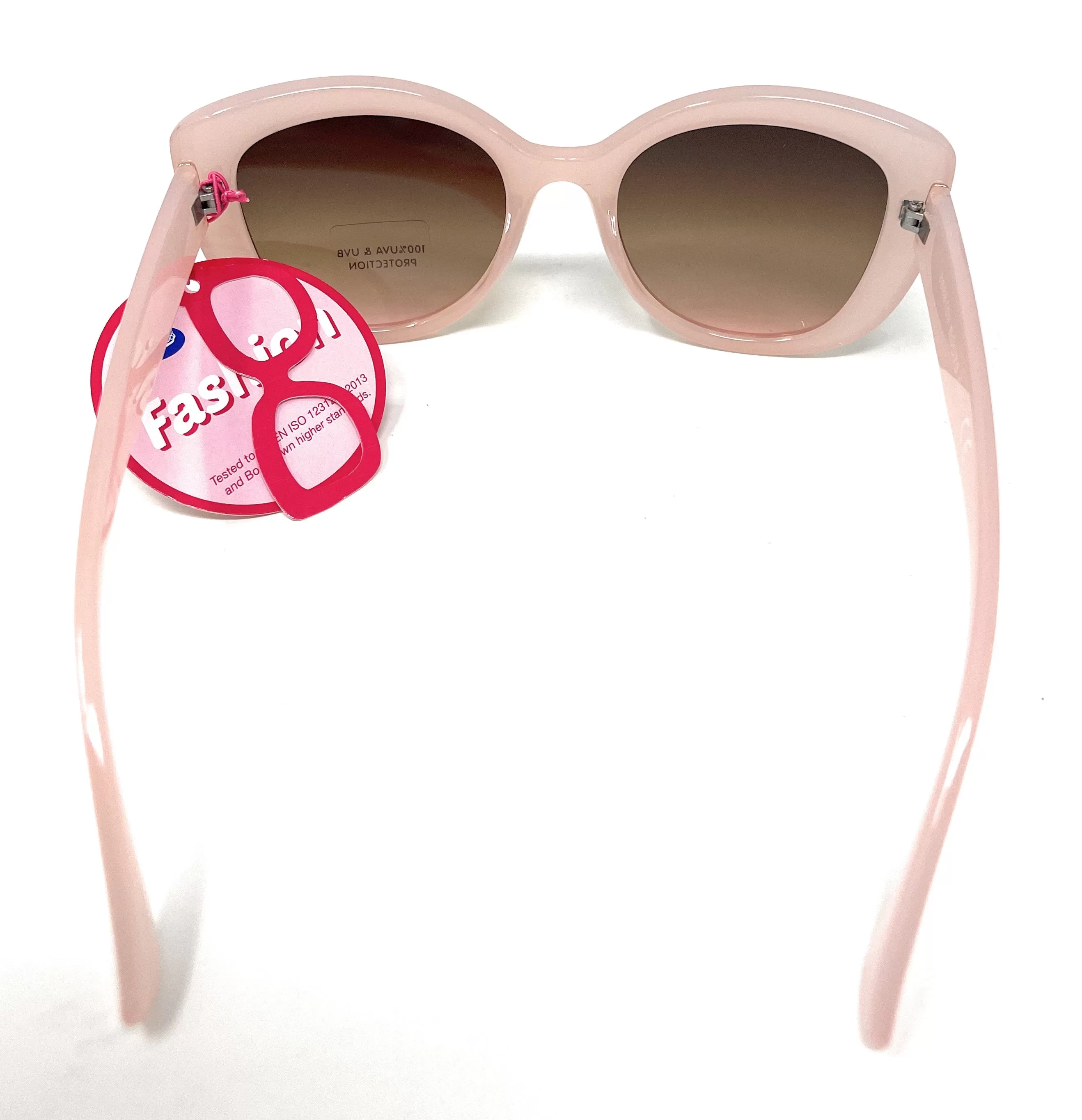 Ladies Sunglasses Fun Pink Retro Frame Boots 035J