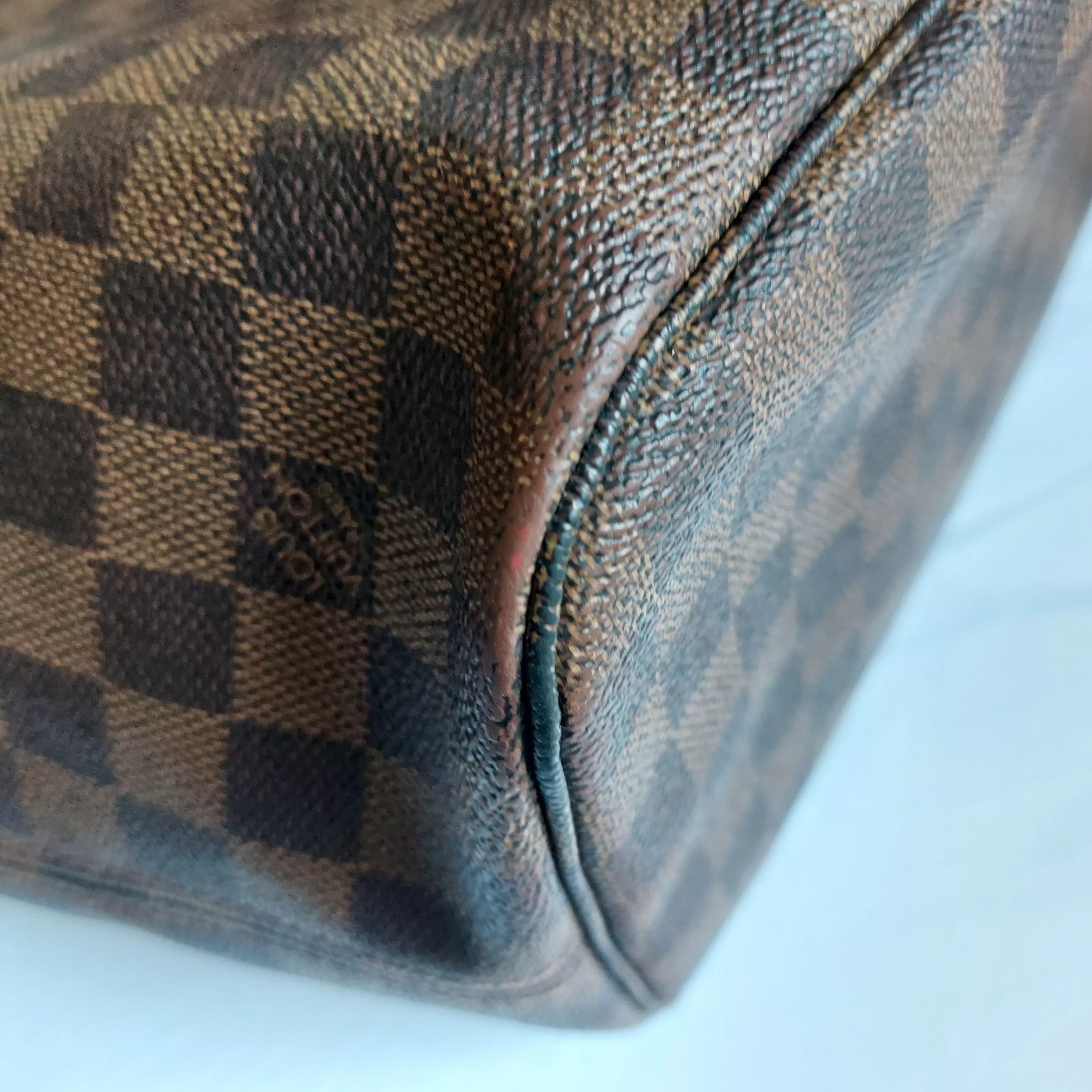 Louis Vuitton Neverfull Damier Ebene Tote | Pre Loved |