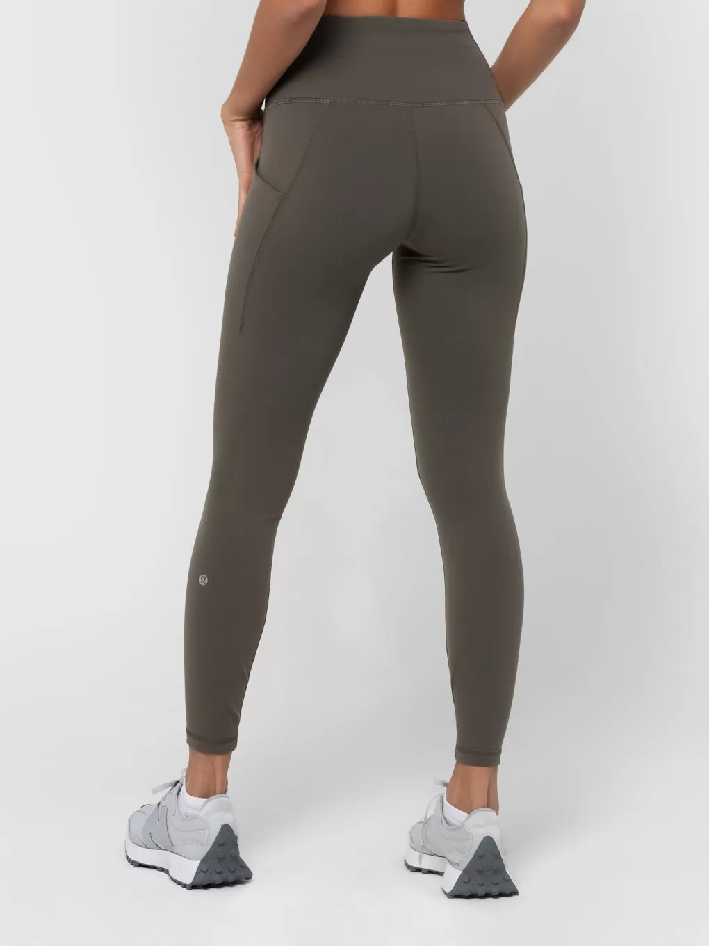 LULULEMON CAROB BROWN WUNDER TRAIN 25IN