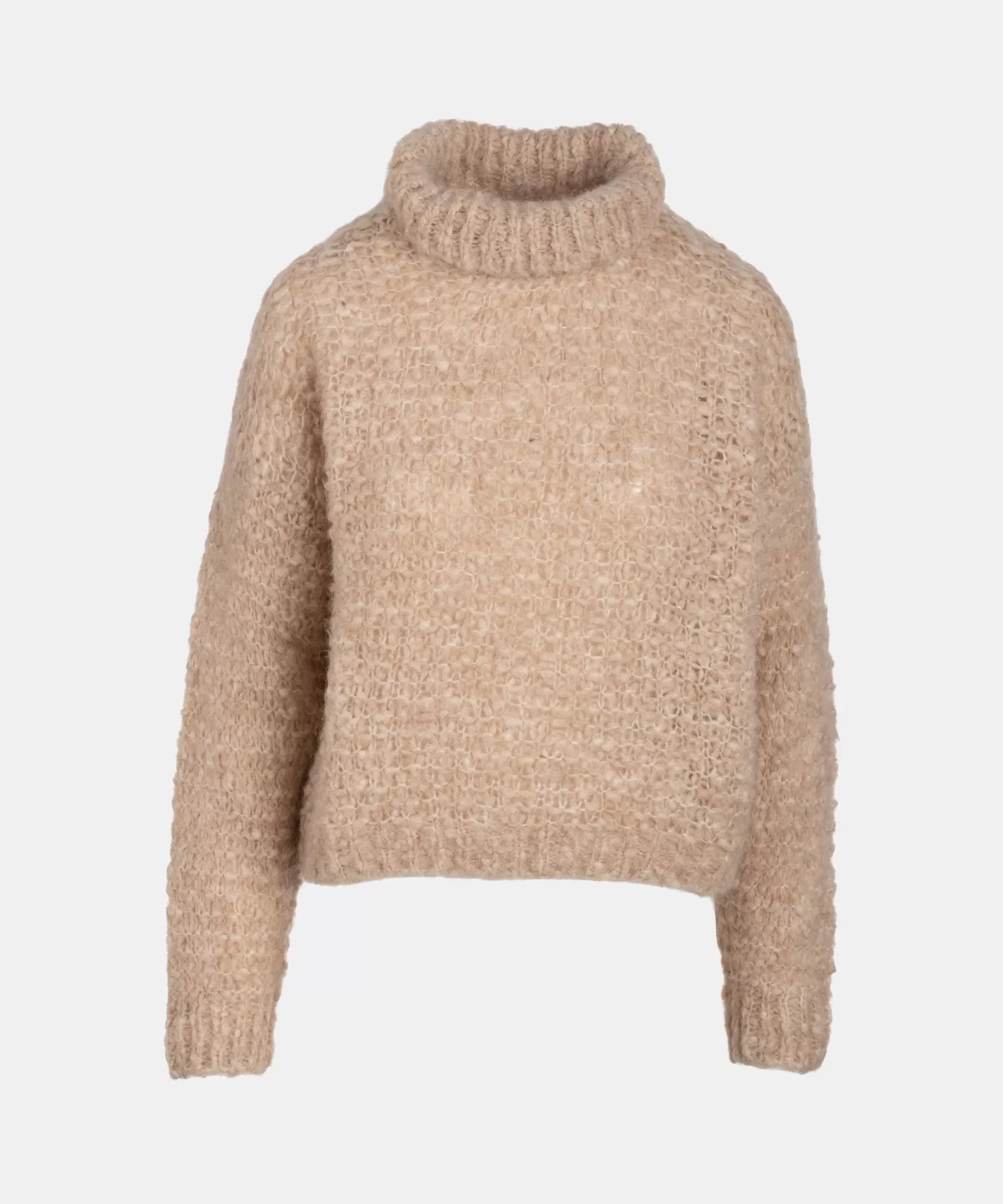 Luxe Boucle Turtleneck