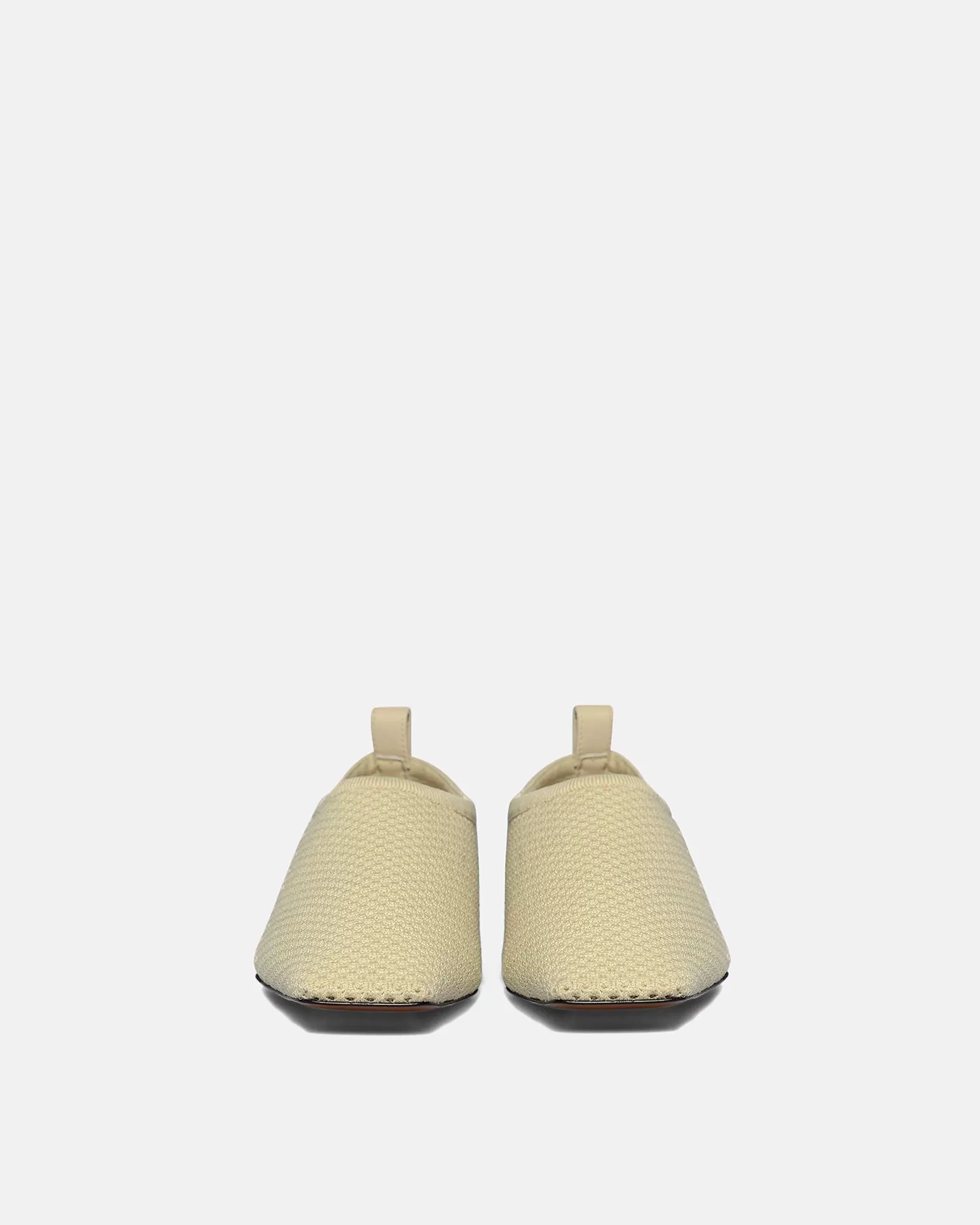 Maris Rounded Toe - Mesh-Knit Round-Toe Slip On Shoes - Sand Mesh