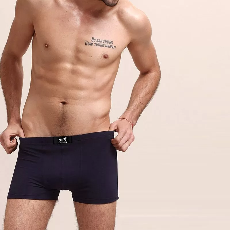 Men's Boxer Cool Brand Youth Breathable Gay Underpants Male Underwear