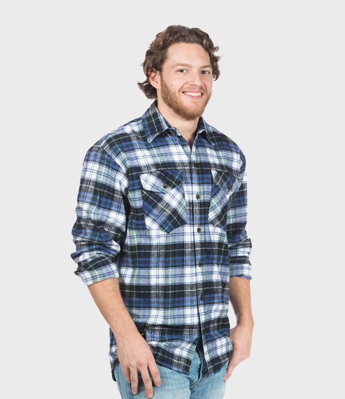 Men's Classic Flannel Shirt - Campbell