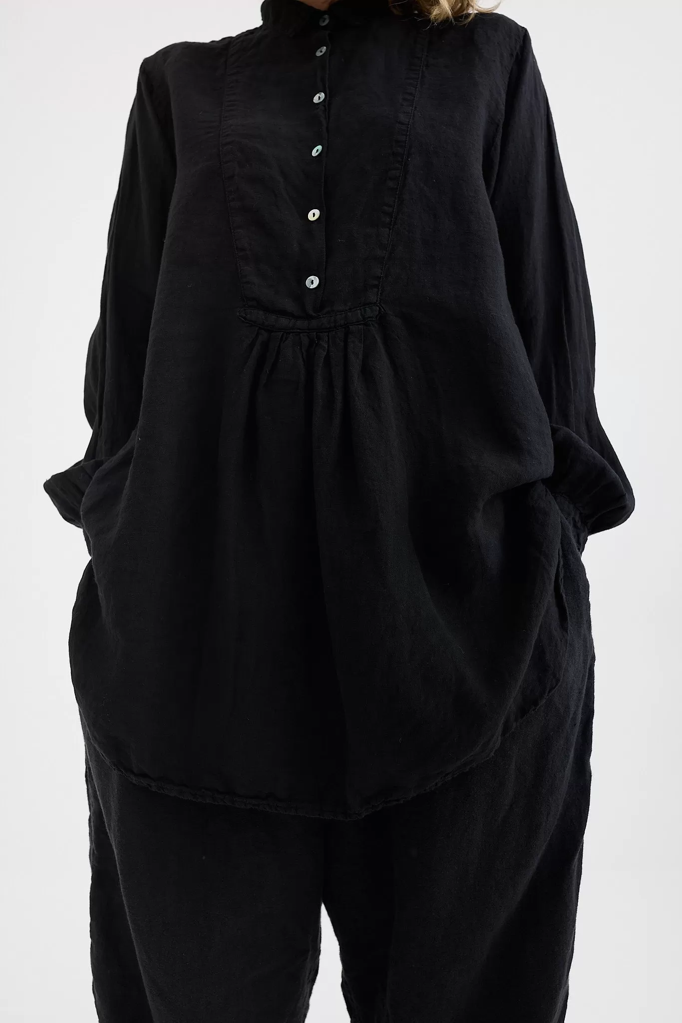 Metta - Francoise Night Shirt - Light Linen