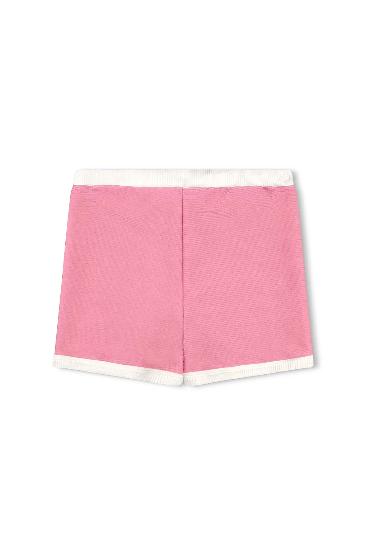 Mini Rib Logo Surf Short - Flamingo Pink