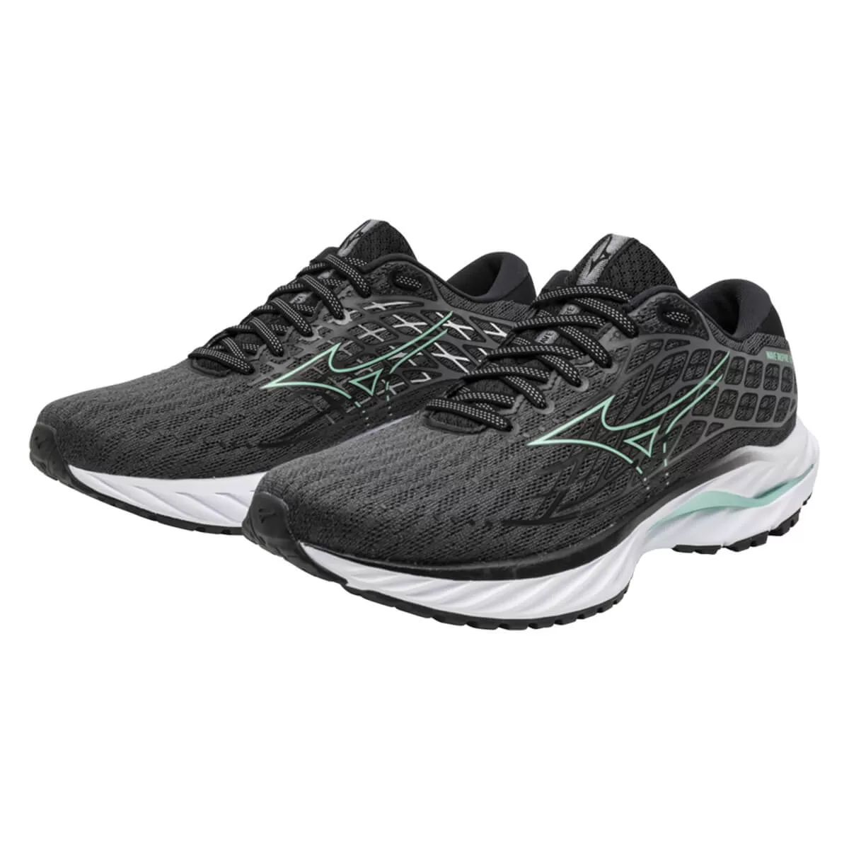 Mizuno Wave Inspire 20 Womens | Iron Gate/dusty Jade Green/bla