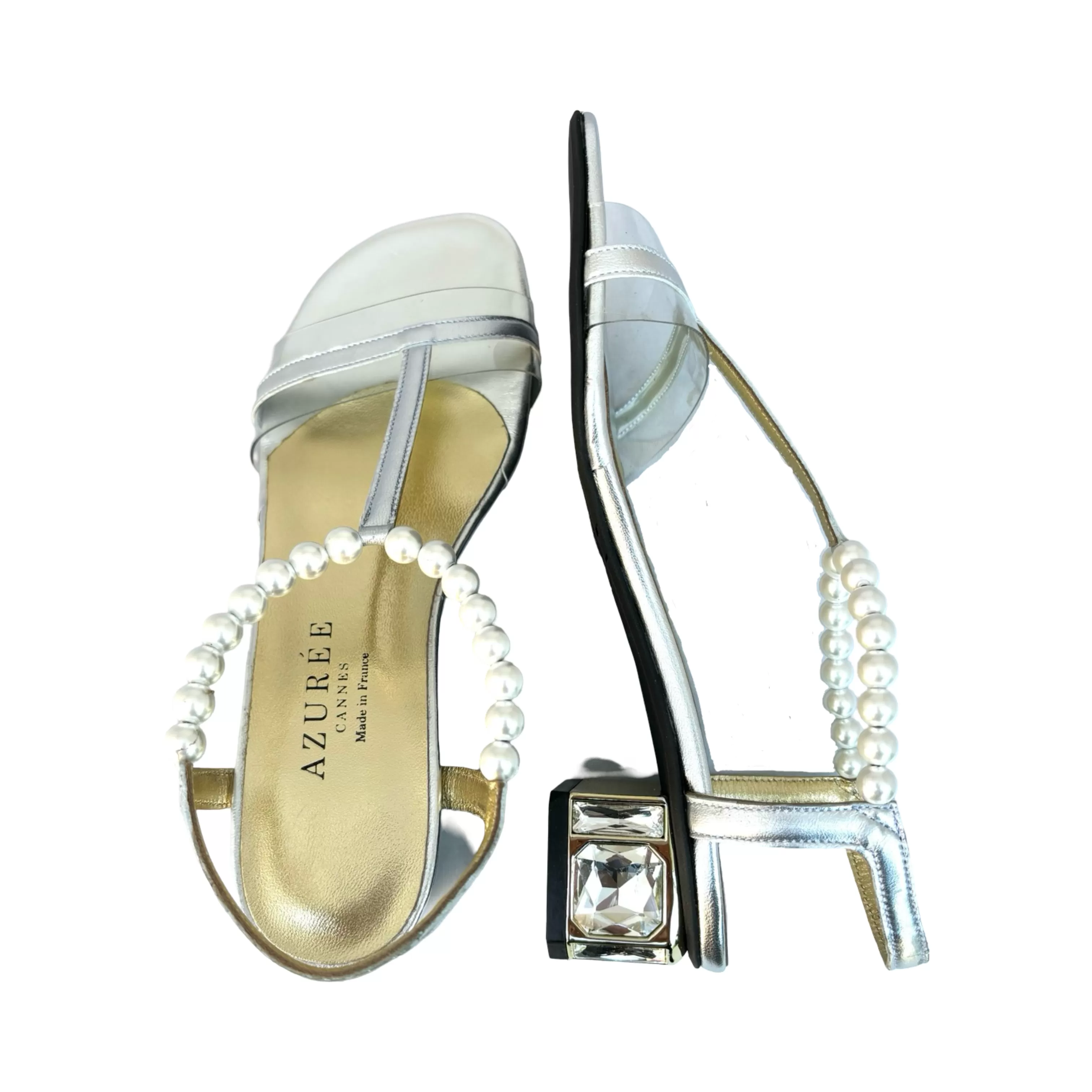 Mur Silver/Pearl Dress Sandal