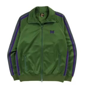 NEEDLES TRACK JACKET POLY SMOOTH IVY GREEN