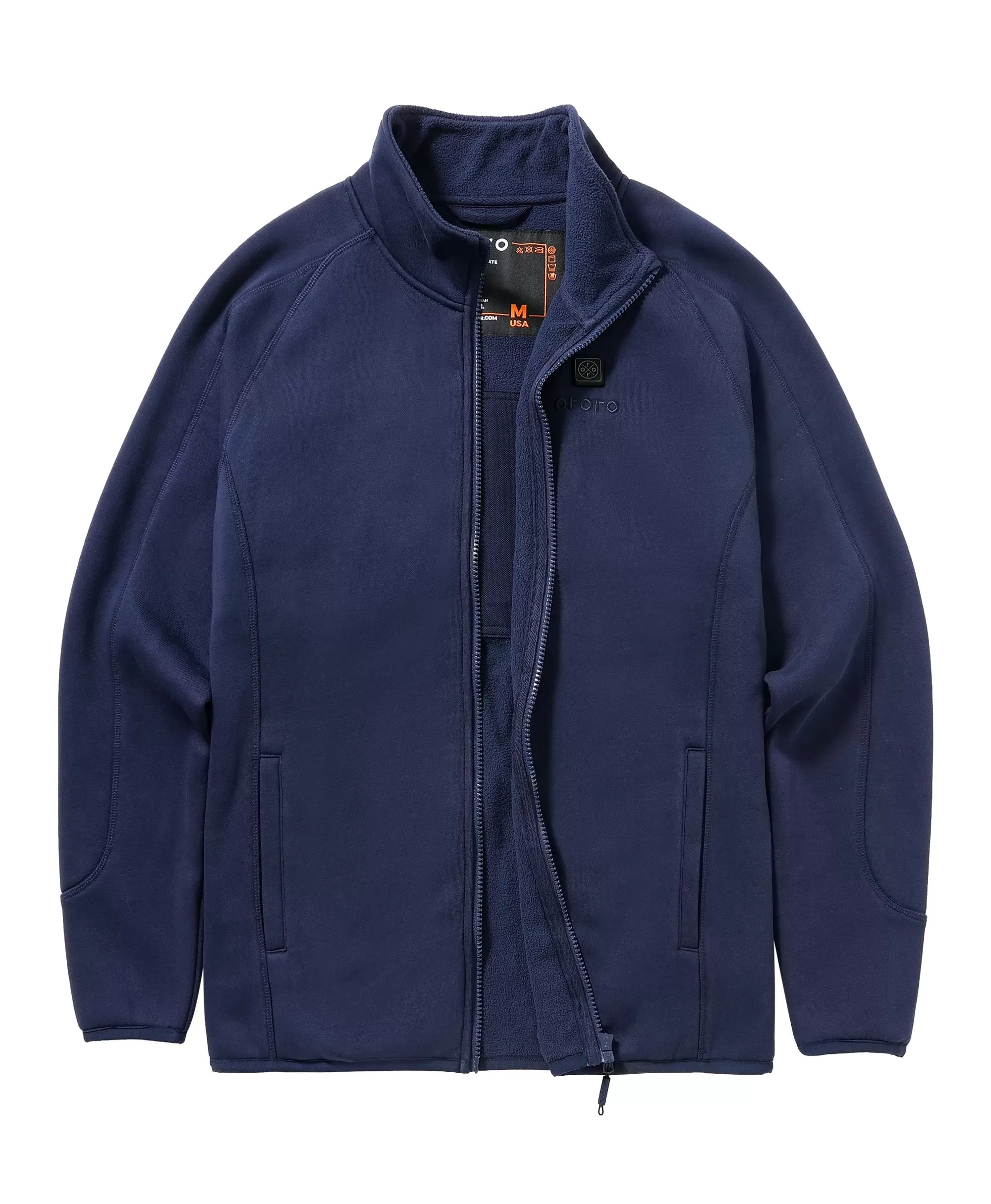 (Open-Box) Women's Heated Fleece Jacket - Blue (Battery Not Included)