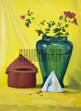 Painting of a Flower Vase