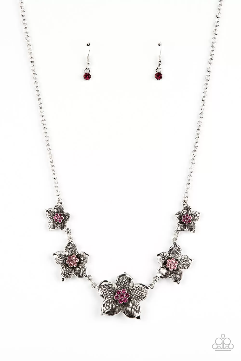 Paparazzi Accessories - Wallflower Wonderland - Pink Necklace