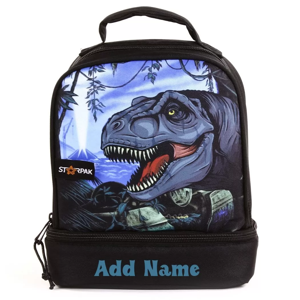 Personalized School Backpack or Lunch Bag - Jurassic