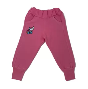 Pink Rollerskate Joggers