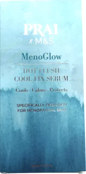 PRAI M&S Menoglow Hot Flush Cool Fix Serum 60ML