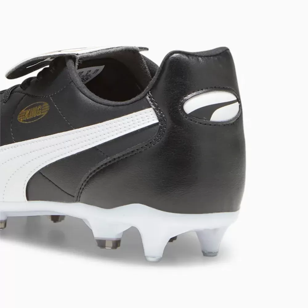 Puma King Top MxSG Football Boots (Black/White)