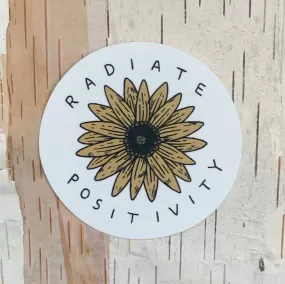 Radiate Positivity Sticker