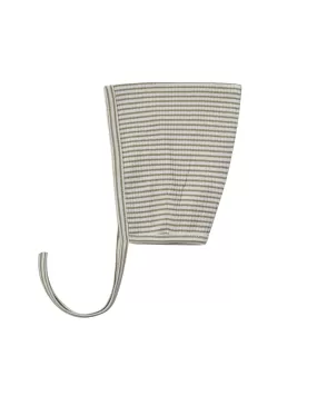 Ribbed Pixie Bonnet – Fern Stripe