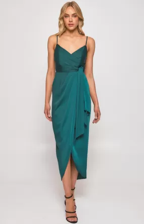 Samba Midi Dress - Emerald