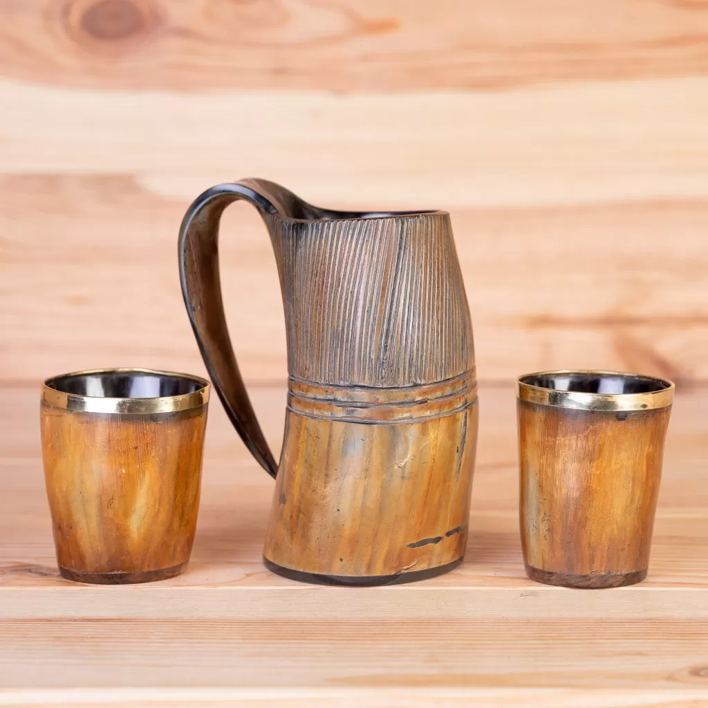 Set of 2 Cups & 1 Tankard