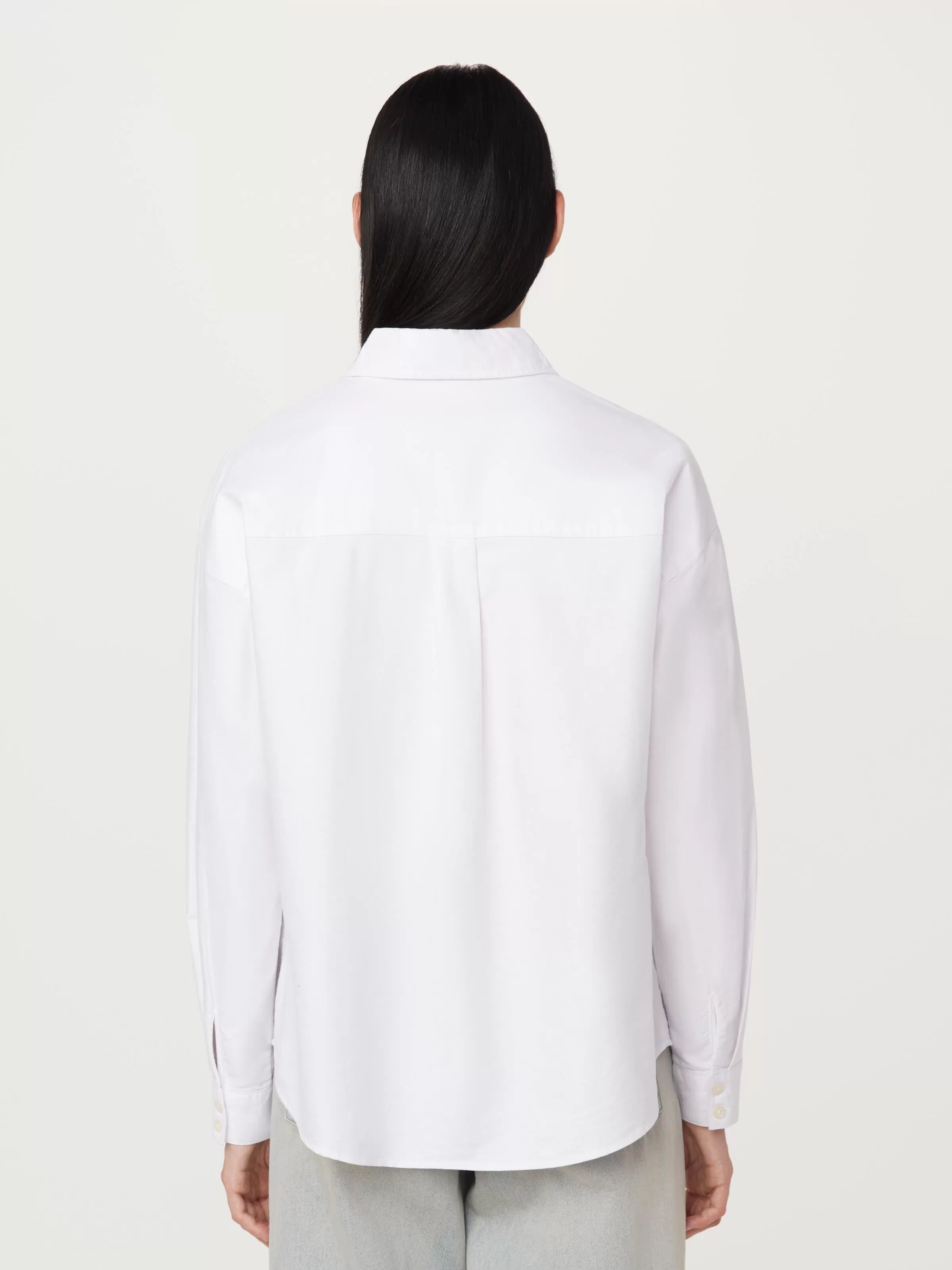 The Loose Oxford Shirt in White