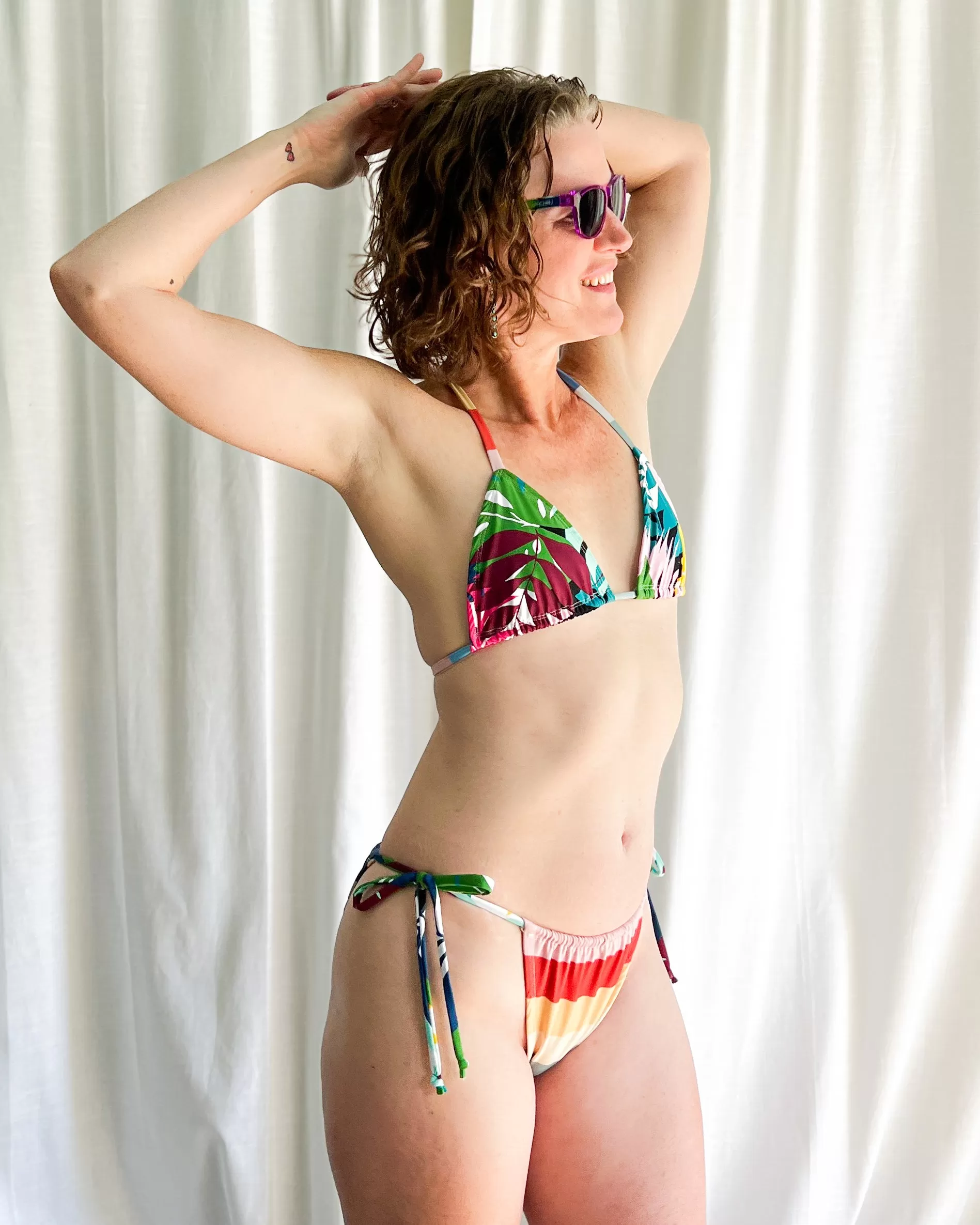 The Right Triangle Bikini Top PDF Pattern Sizes B-M