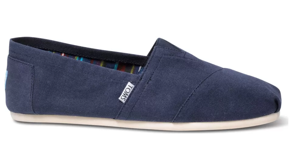 TOMS Classic Navy Canvas - Men's