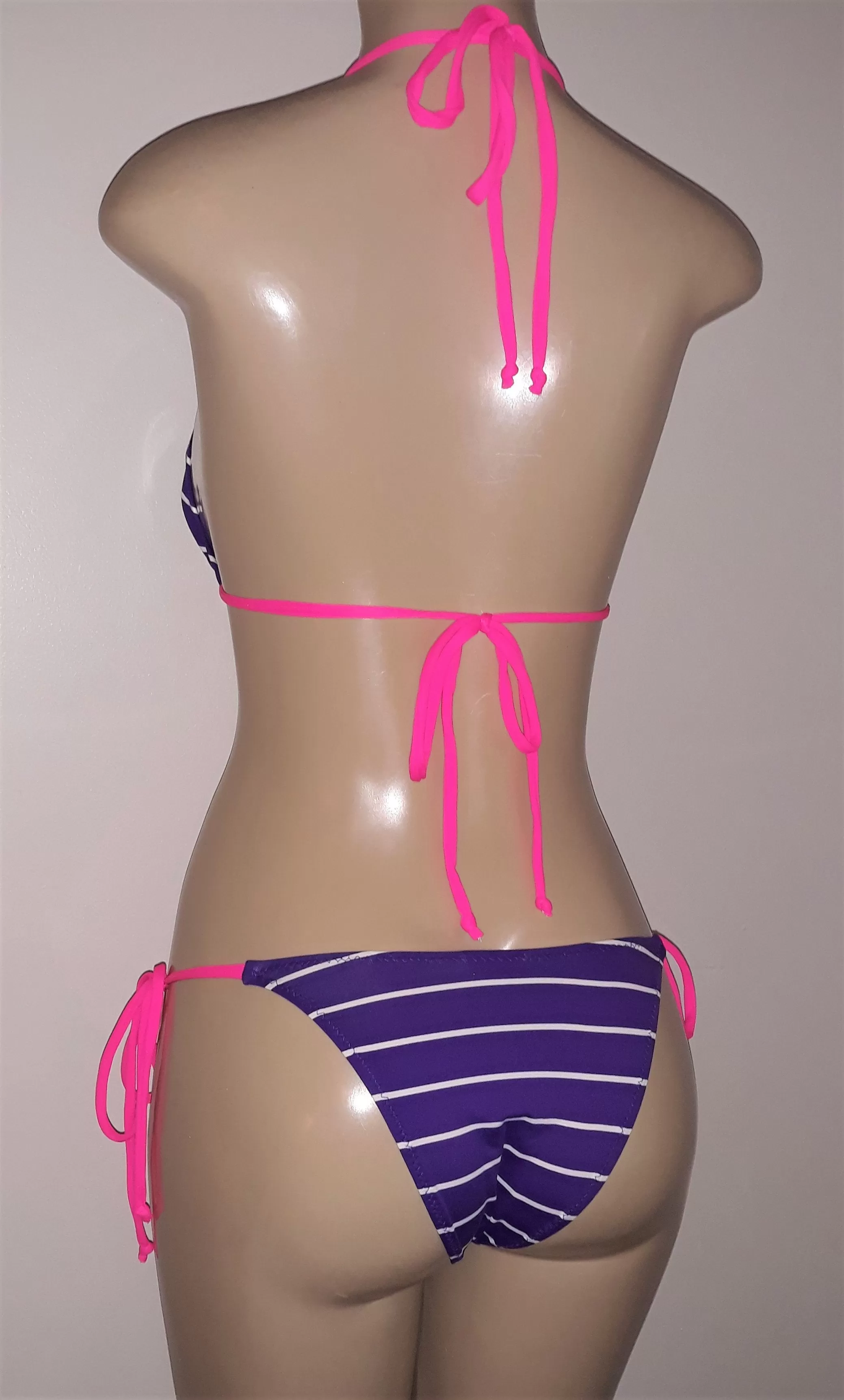 Triangle Top and Tie Side Brazilian Bikini