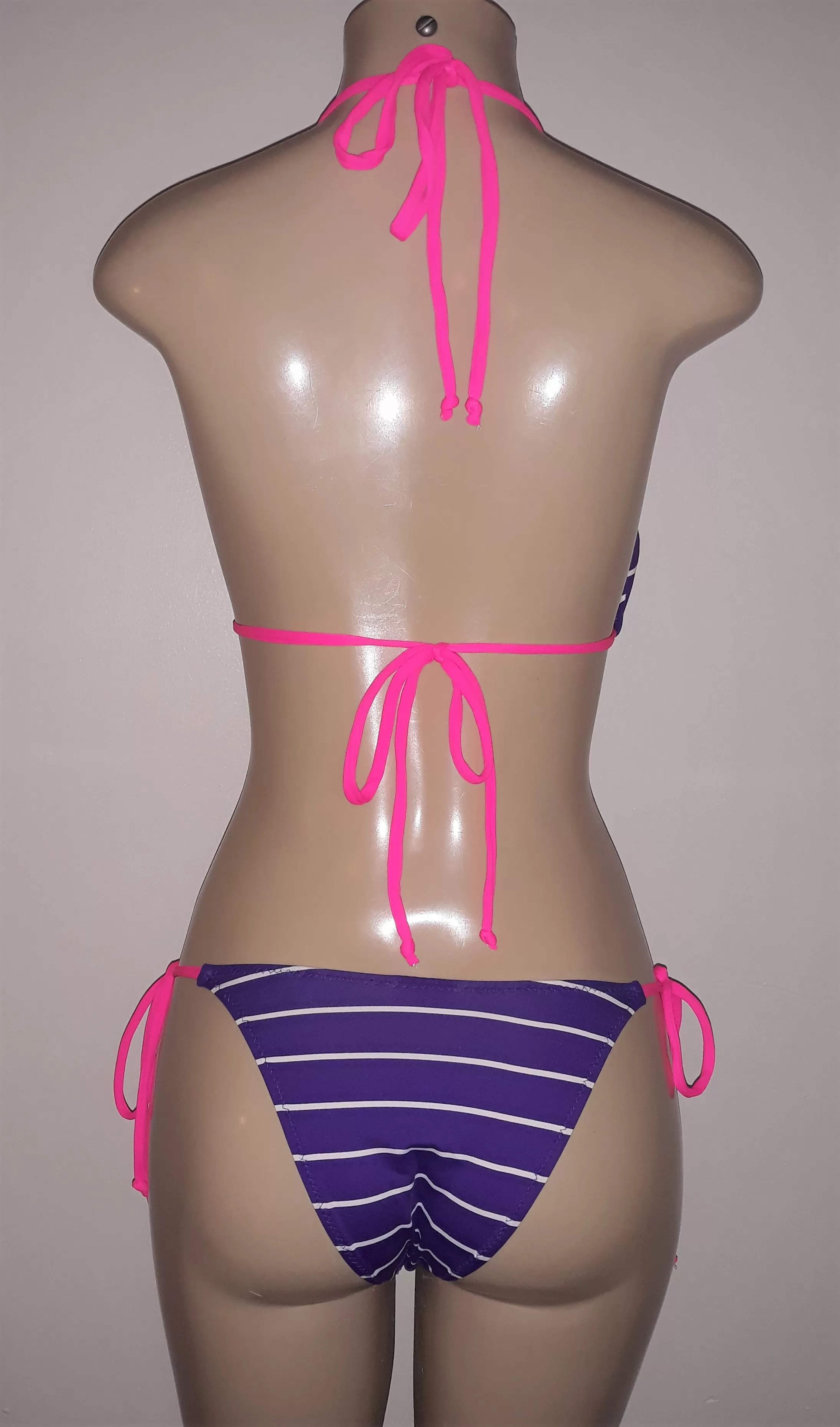 Triangle Top and Tie Side Brazilian Bikini