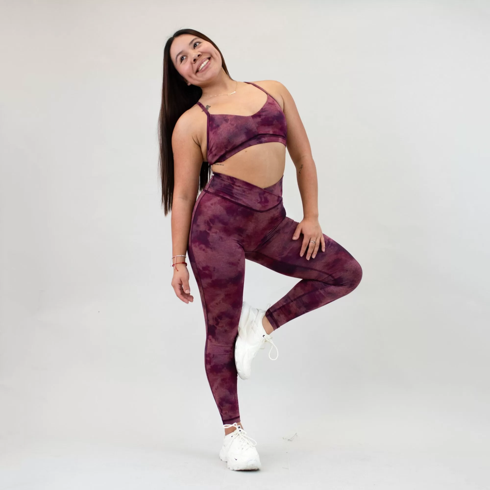 V Waistband Legging 25" - No Front Seam - Mid High Rise