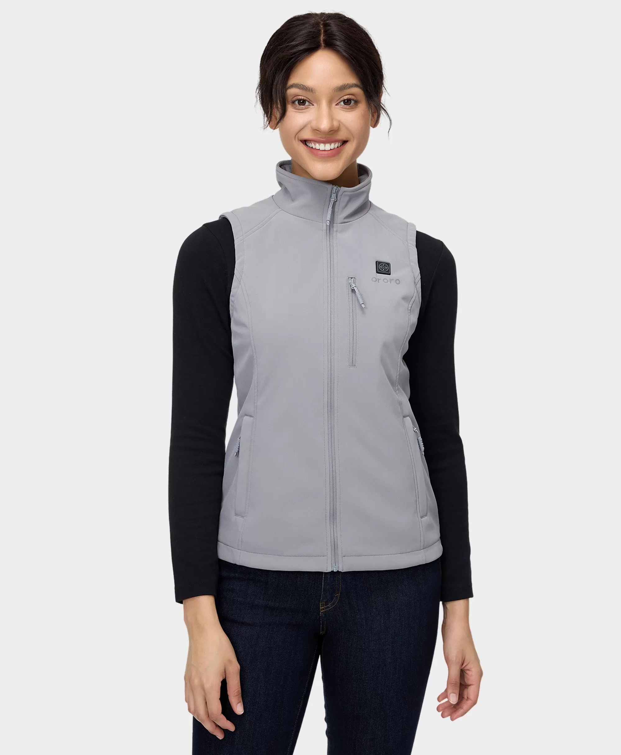 Women's Heated Softshell Vest - Lower Back Heating (Apparel Only)